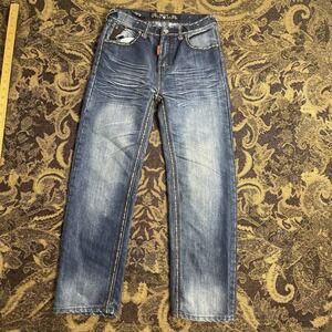 Vtg Y2K GS115 DENIM JEANS Woman's SIZE 14 Studded Pockets